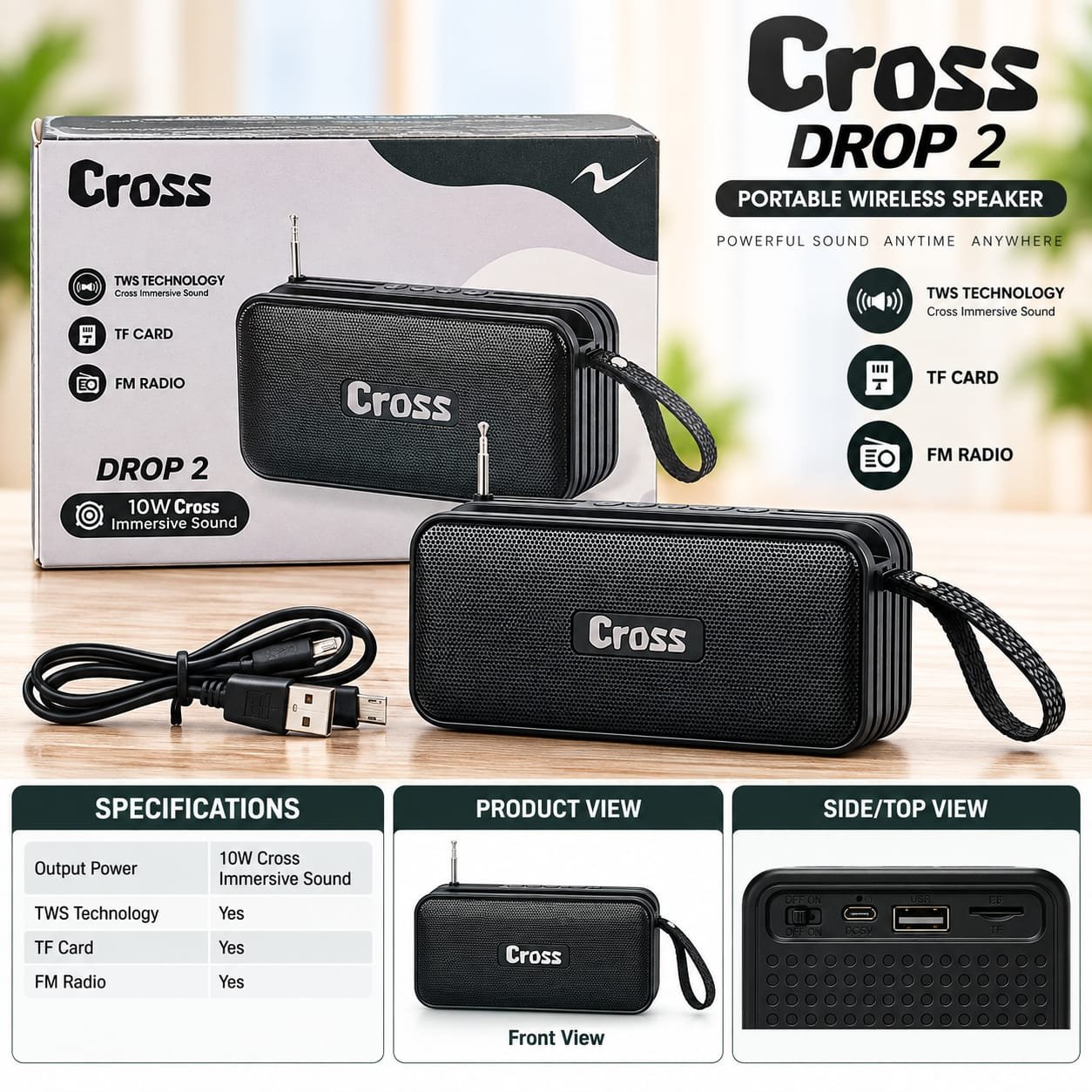 Cross Drop 2 Bluetooth Speaker